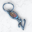 Llavero Letra V - Virgen de Guadalupe