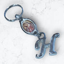 Llavero Letra H - Virgen de Guadalupe