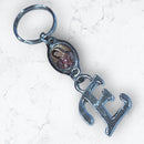 Llavero Letra E - Virgen de Guadalupe