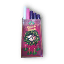 Paquete De 5 Velas De Adviento - (19 X 2cm)