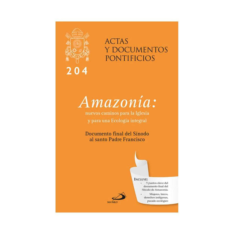 Amazonía (204), Nuevos caminos para la iglesia y para una ecología integral - Librería y Artículos Religiosos San Judas Tadeo