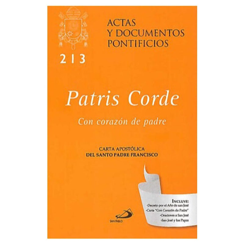 CON CORAZÓN DE PADRE (PATRIS CORDE) [213], Papa Francisco - Librería y Artículos Religiosos San Judas Tadeo
