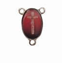 Crucero Preciosa Sangre de Nuestro Señor Jesucristo, 1 x 2cm (1 pieza) - Librería y Artículos Religiosos San Judas Tadeo