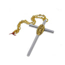 Crucifijo de La Virgen de Guadalupe, metálico de pared 4.5x8cm - Librería y Artículos Religiosos San Judas Tadeo