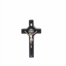 Crucifijo de pared con medalla de San Benito 8 x 15.5 cm - Librería y Artículos Religiosos San Judas Tadeo
