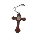 Cruz De San Benito, Crucifijo de madera 5.9x10cm - Librería y Artículos Religiosos San Judas Tadeo