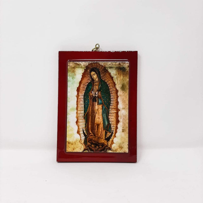 Cuadro de la Virgen de Guadalupe 18.5x13cm - Librería y Artículos Religiosos San Judas Tadeo