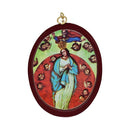 Cuadro de Nuestra Señora de los Ángeles, Ovalo 10x13cm - Librería y Artículos Religiosos San Judas Tadeo