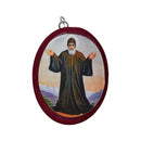 Cuadro de San Chárbel Makhlouf, Ovalo 10x13cm - Librería y Artículos Religiosos San Judas Tadeo
