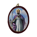 Cuadro de San Cipriano, Ovalo 10x13cm - Librería y Artículos Religiosos San Judas Tadeo