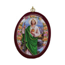 Cuadro de San Judas Tadeo, Ovalo 10x13cm - Librería y Artículos Religiosos San Judas Tadeo