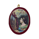 Cuadro de Santa Cecilia, Ovalo 10x13cm - Librería y Artículos Religiosos San Judas Tadeo