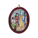 Cuadro de Santa Eduviges, Ovalo 10x13cm - Librería y Artículos Religiosos San Judas Tadeo