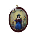 Cuadro del Santo Niño de Atocha, Ovalo 10x13cm - Librería y Artículos Religiosos San Judas Tadeo