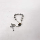 Decenario metálico con medalla de La Virgen de Guadalupe - Librería y Artículos Religiosos San Judas Tadeo