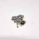 Decenario metálico con medalla de La Virgen de Guadalupe - Librería y Artículos Religiosos San Judas Tadeo