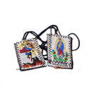 Escapulario de San Miguel Arcángel con la Virgen de Guadalupe, 2.5x3.5cm - Librería y Artículos Religiosos San Judas Tadeo