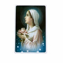 Estampa con oración - María Rosa Mística - Librería y Artículos Religiosos San Judas Tadeo