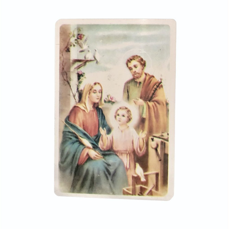 Estampa con oración - Sagrada Familia - Librería y Artículos Religiosos San Judas Tadeo