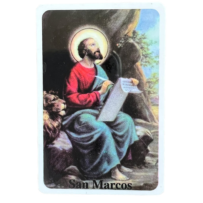 Estampa con oración - San Marcos - Librería y Artículos Religiosos San Judas Tadeo