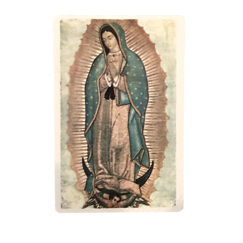 Estampa con oración - Virgen de Guadalupe - Librería y Artículos Religiosos San Judas Tadeo