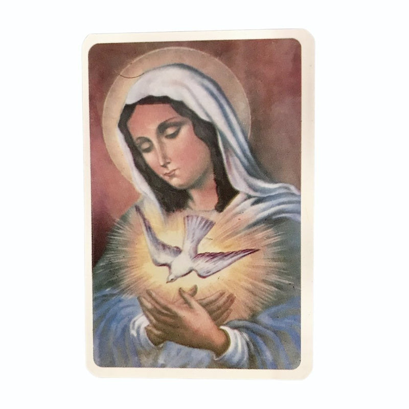 Estampa con oración - Virgen de la Encarnación - Librería y Artículos Religiosos San Judas Tadeo
