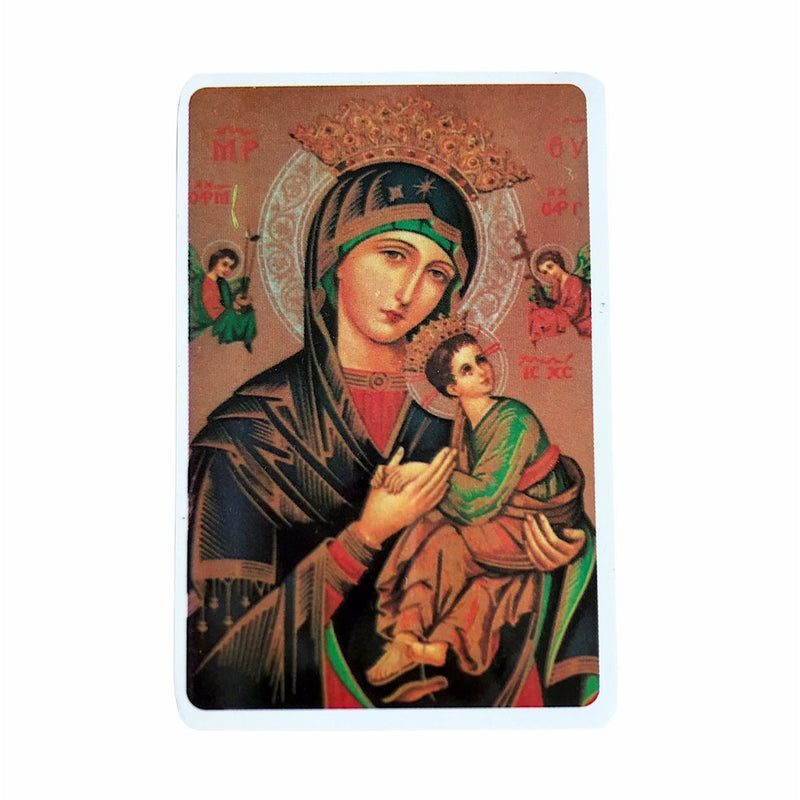 Estampa con oración - Virgen del Perpetuo Socorro - Librería y Artículos Religiosos San Judas Tadeo