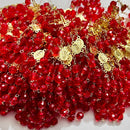 Paquete con 50 decenarios de plástico cuenta tipo bola