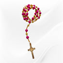 Rosario De Plástico Perla (Varios Colores)