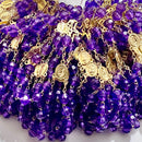 Paquete con 50 decenarios de plástico cuenta tipo bola