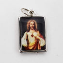 Medalla De Detente, Sagrado Corazón de Jesús - 1.5x2cm - Librería y Artículos Religiosos San Judas Tadeo