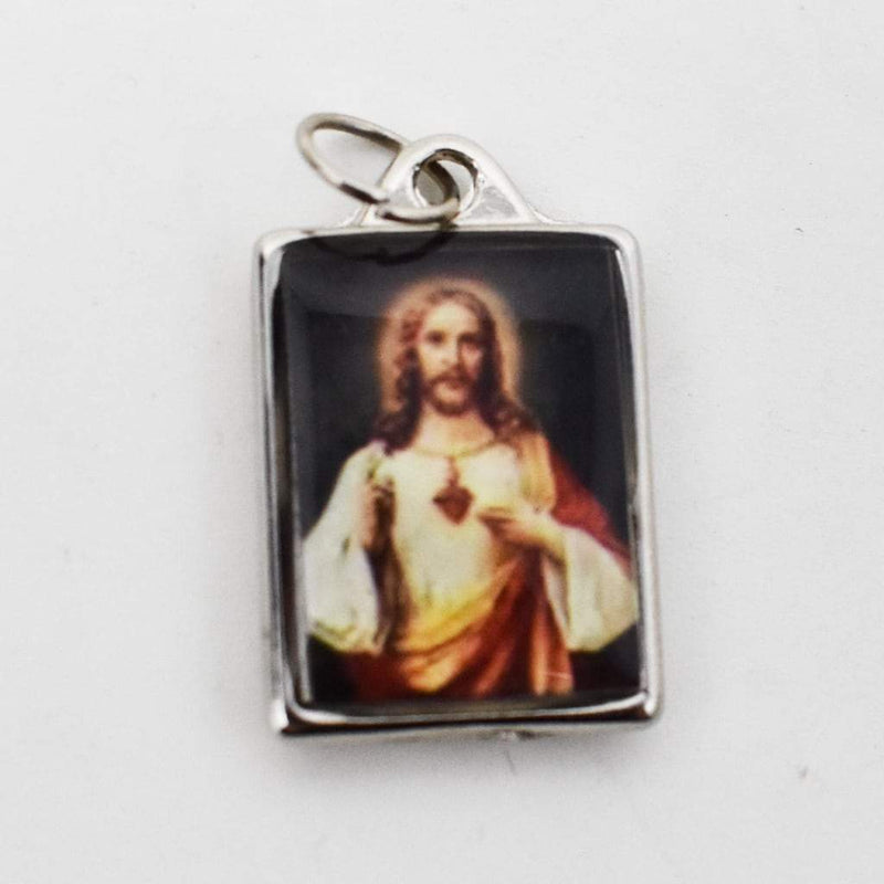 Medalla De Detente, Sagrado Corazón de Jesús - 1.5x2cm - Librería y Artículos Religiosos San Judas Tadeo