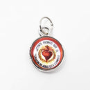 Medalla De Detente, Sagrado Corazón de Jesús - Circular 1cm - Librería y Artículos Religiosos San Judas Tadeo