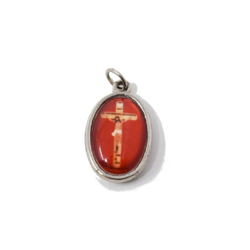 Medalla de la Preciosa Sangre de Nuestro Señor Jesucristo, Ovalada 1.4x2.4cm - Librería y Artículos Religiosos San Judas Tadeo