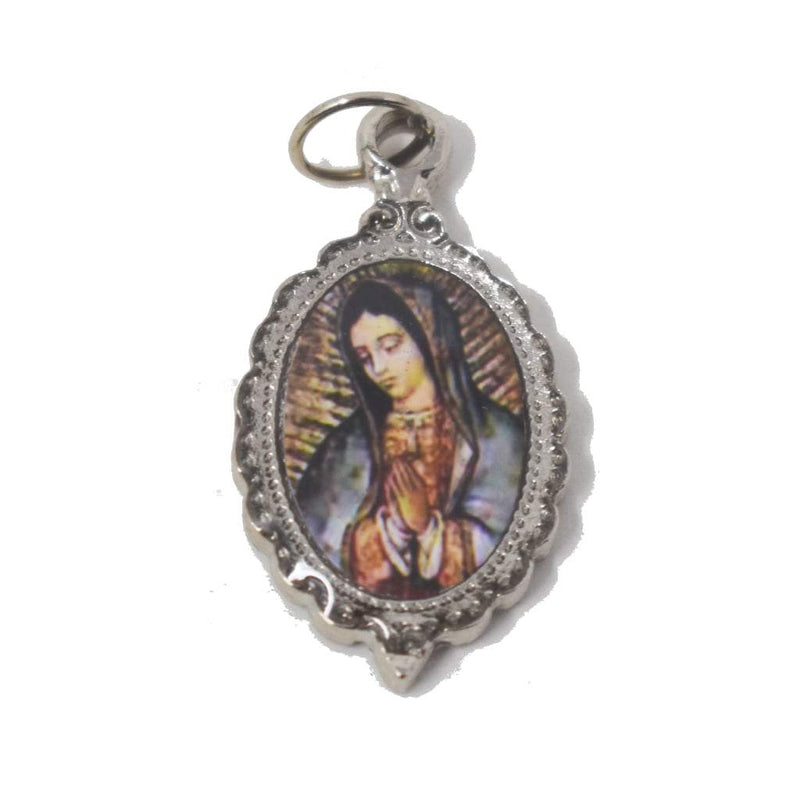 Medalla de La Virgen de Guadalupe, 1.5x2.5cm - Librería y Artículos Religiosos San Judas Tadeo