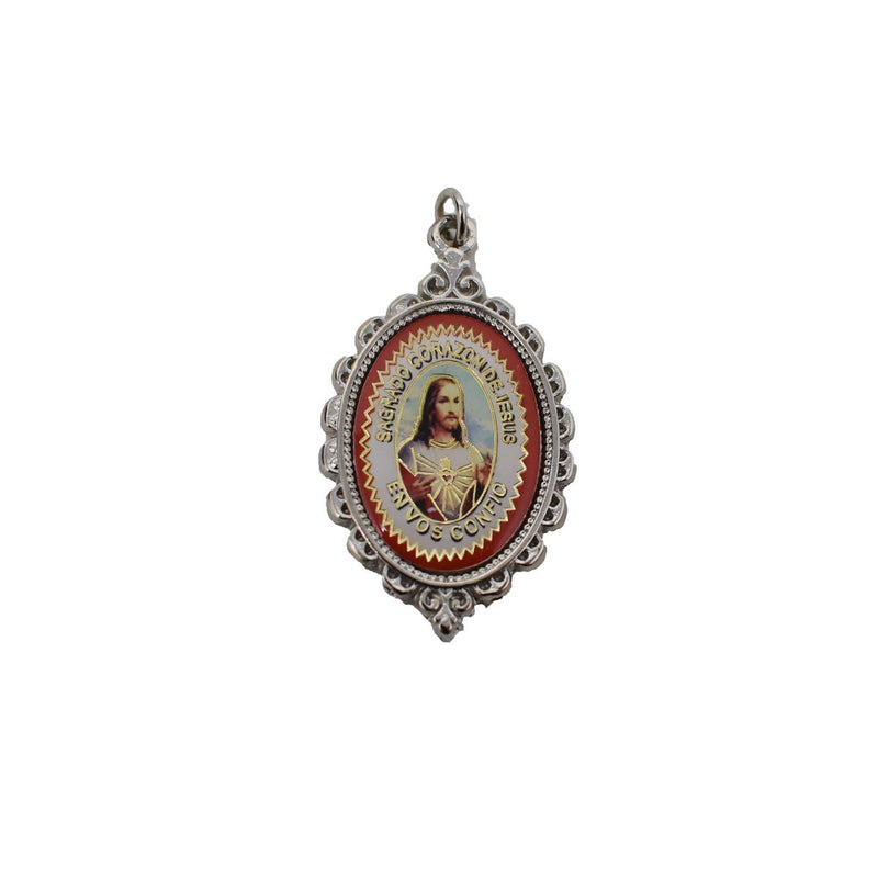 Medalla del Sagrado Corazón de Jesús - Librería y Artículos Religiosos San Judas Tadeo