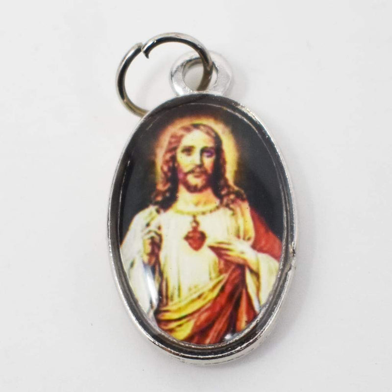 Medalla Del Sagrado Corazón de Jesús, detente 1.5x2cm - Librería y Artículos Religiosos San Judas Tadeo