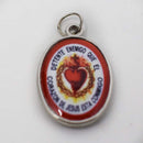 Medalla Del Sagrado Corazón de Jesús, detente 2x3cm - Librería y Artículos Religiosos San Judas Tadeo