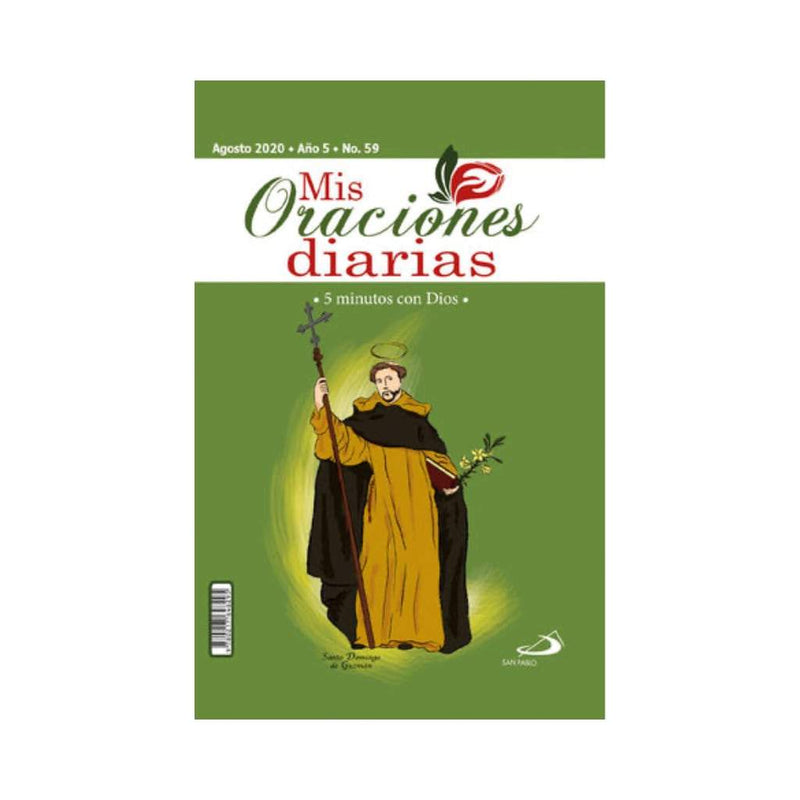 Mis Oraciones Diarias, 5 minutos con Dios - Agosto 2020 - Librería y Artículos Religiosos San Judas Tadeo