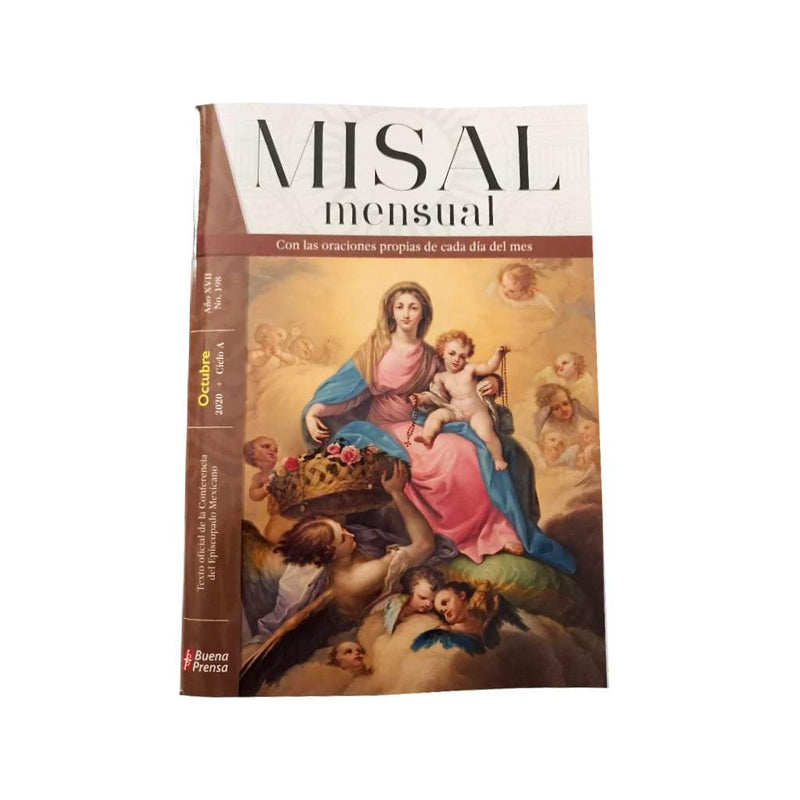 Misal mensual Octubre 2020, Buena Prensa - Librería y Artículos Religiosos San Judas Tadeo
