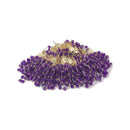 Paquete con 25 decenarios de plástico color morado - Librería y Artículos Religiosos San Judas Tadeo