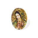 Pin de La Virgen de Guadalupe, Ovalado 1.5x2.3cm - Librería y Artículos Religiosos San Judas Tadeo