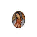 Pin de La Virgen de Guadalupe, Ovalado 1.5x2.3cm (Busto) - Librería y Artículos Religiosos San Judas Tadeo