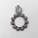 Rosario anillo con la Virgen de Guadalupe, 3cm - Librería y Artículos Religiosos San Judas Tadeo