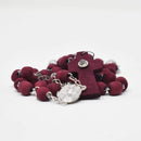 Rosario de palo de rosa con lente - Librería y Artículos Religiosos San Judas Tadeo