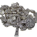 Rosario de rosa de la Virgen de Guadalupe, Italiano - Librería y Artículos Religiosos San Judas Tadeo