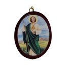 San Judas Tadeo, Cuadro ovalo 10x13cm - Librería y Artículos Religiosos San Judas Tadeo