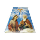 Veladoras doceneras de fin de año para dar gracias a la Santísima Trinidad, 12 velas de blancas. Trapecio azul - Librería y Artículos Religiosos San Judas Tadeo