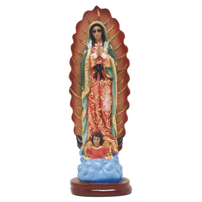 Virgen De Guadalupe de 20cm, resina - Librería y Artículos Religiosos San Judas Tadeo