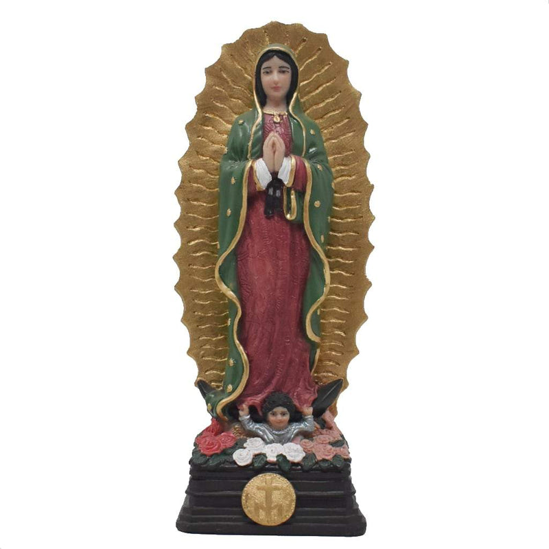 Virgen De Guadalupe de 24cm, resina - Librería y Artículos Religiosos San Judas Tadeo